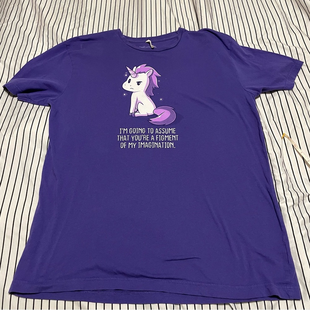 Purple Snarky Unicorn T-shirt